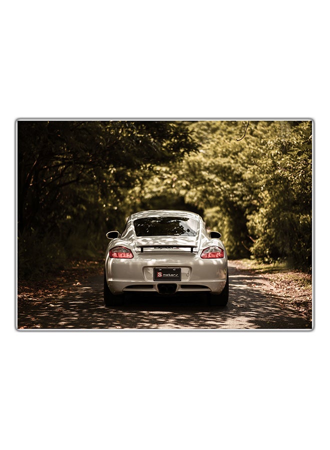 Decorative Printed Tableau Painting Multicolour 29.7x21cm