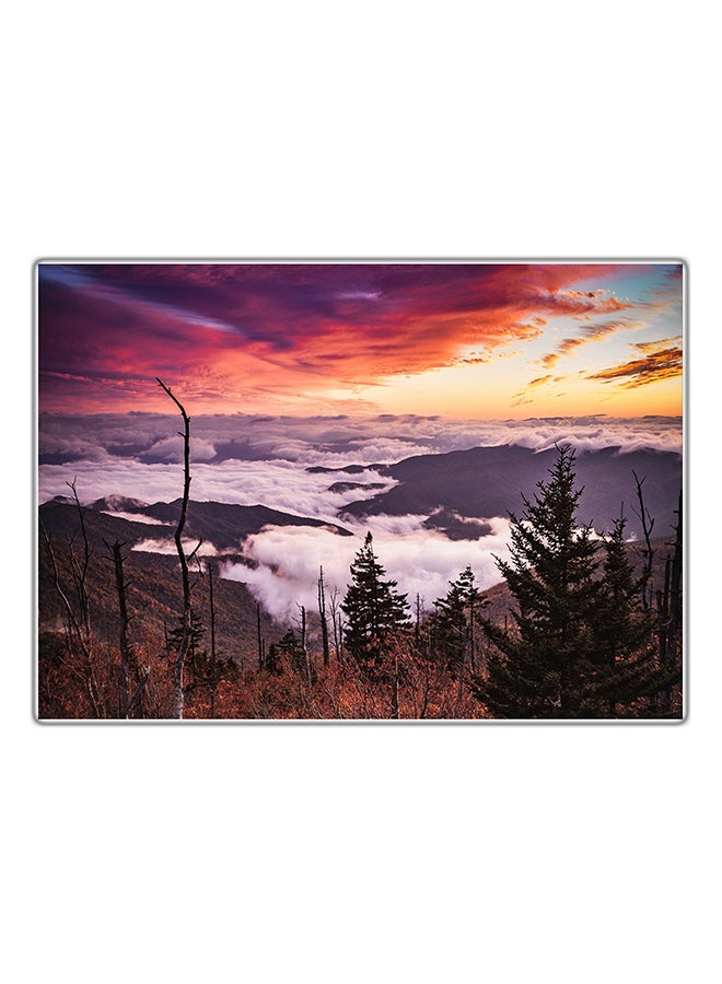 Decorative Printed Tableau Painting Multicolour 29.7x21cm