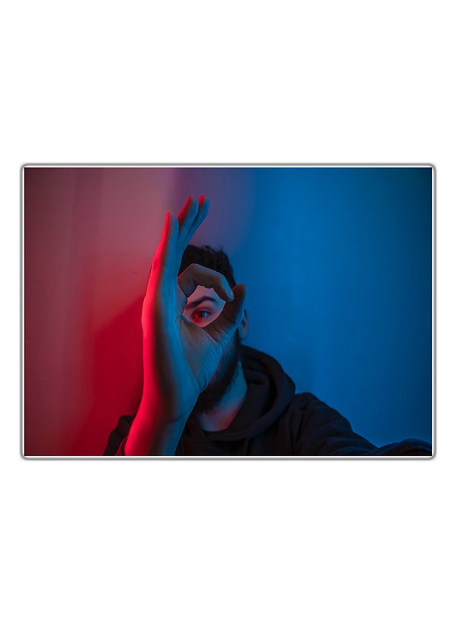 Decorative Printed Tableau Painting Multicolour 29.7x21cm