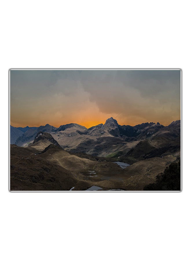 Fast Print Decorative Printed Tableau Painting Multicolour 29.7x21cm