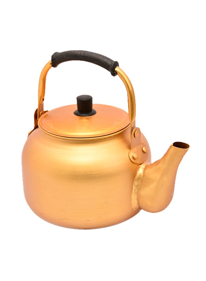 BASURRAH - Aluminium Tea Kettle Gold/Black 2Liters - Image 1
