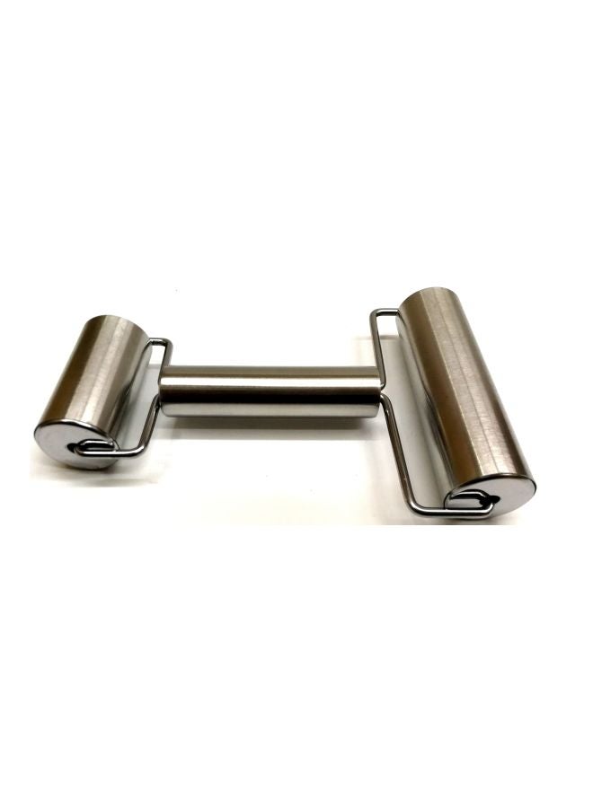 RYJ Double Sided Rolling Pin Silver 18centimeter - Image 3