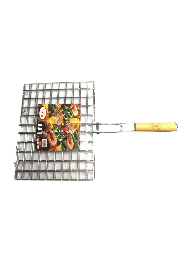 BITA BBQ Grill Silver/Brown 62x40centimeter  - Image 1