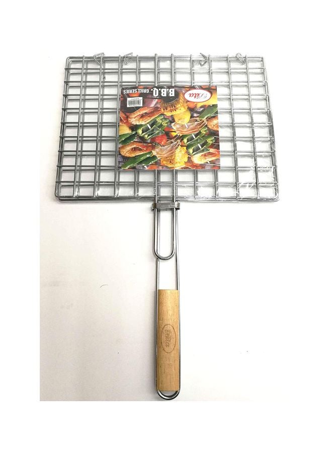 BITA BBQ Grill Silver/Brown 62x40centimeter  - Image 2