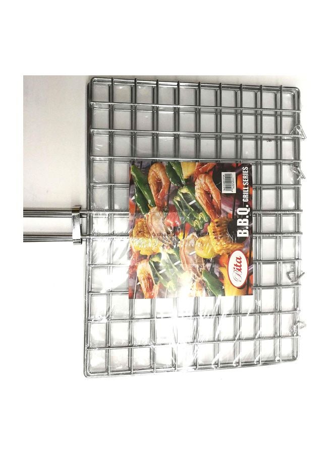 BITA BBQ Grill Silver/Brown 62x40centimeter  - Image 3