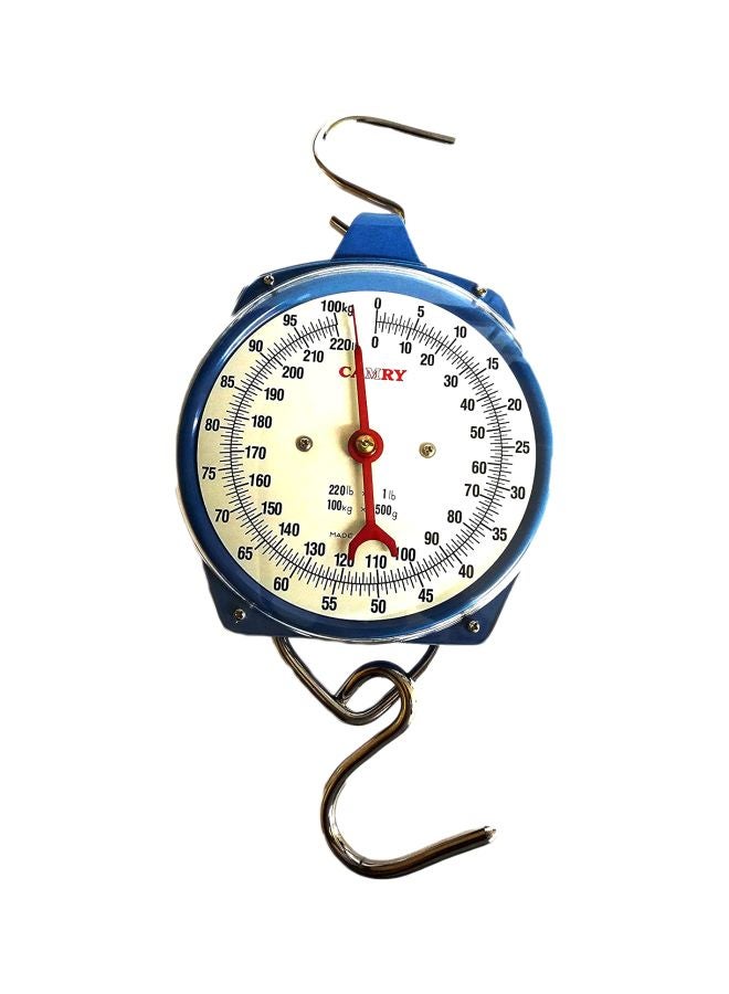 CAMRY - Hanging Scale 100kg Blue/White 22centimeter - Image 1
