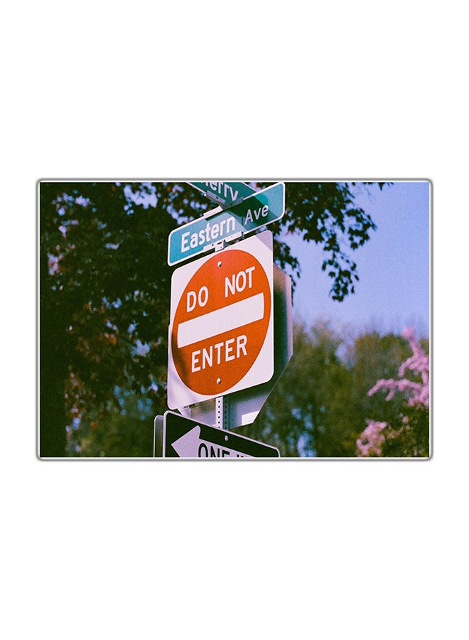 Fast Print Decorative Printed Tableau Painting Multicolour 29.7x21cm