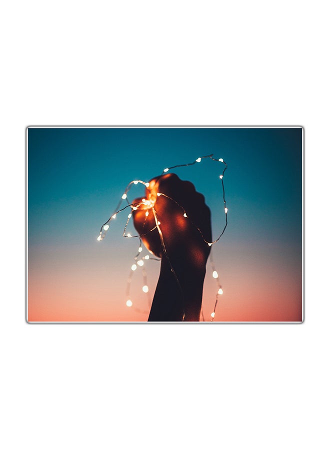 Decorative Printed Tableau Painting Multicolour 29.7x21cm