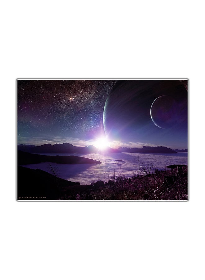 Fast Print Decorative Printed Tableau Painting Multicolour 29.7x21cm