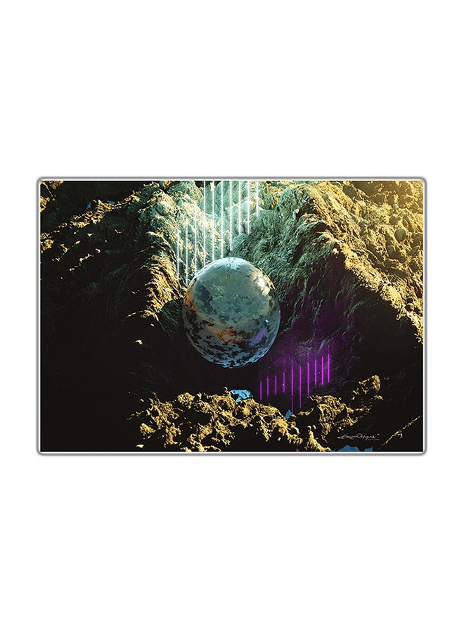 Decorative Printed Tableau Painting Multicolour 29.7x21cm