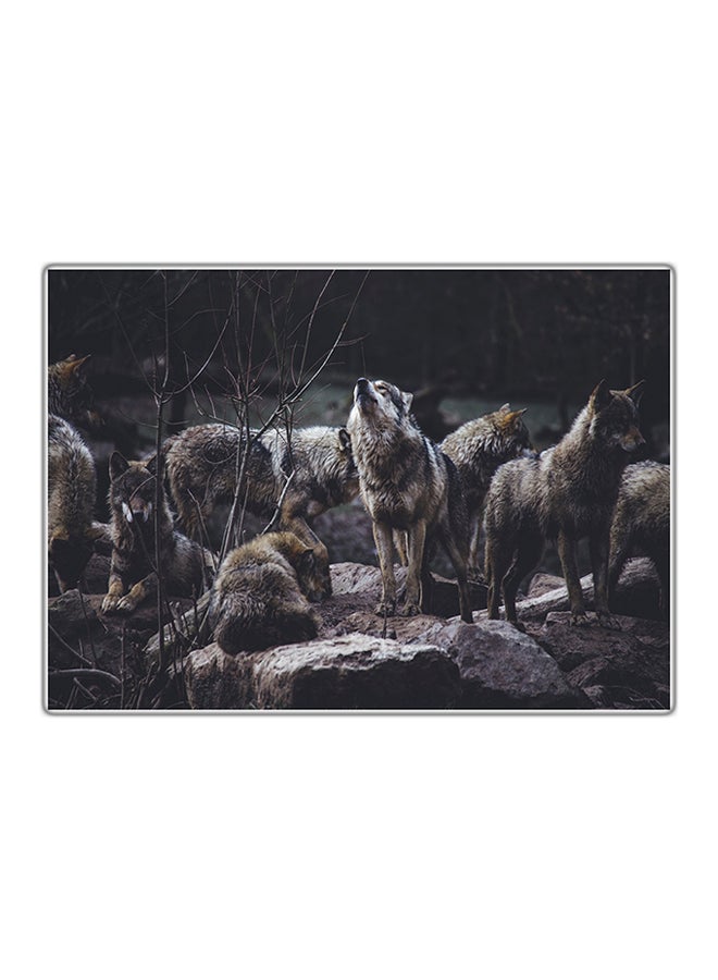 Fast Print Decorative Printed Tableau Painting Multicolour 29.7x21cm