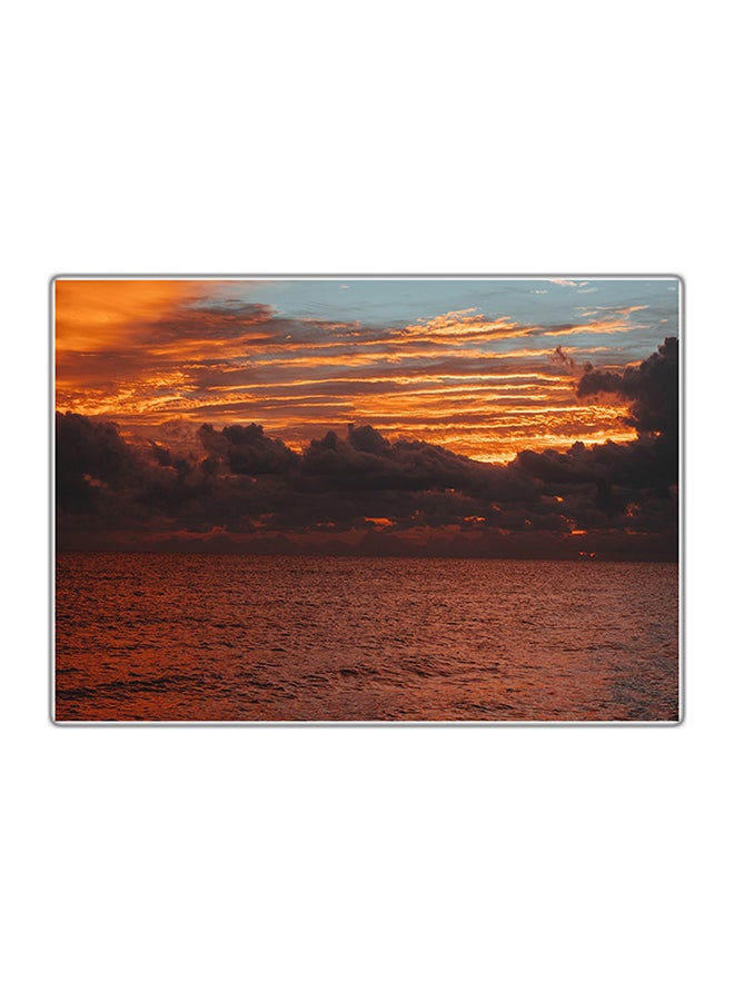 Decorative Printed Tableau Multicolor 29.7x21cm