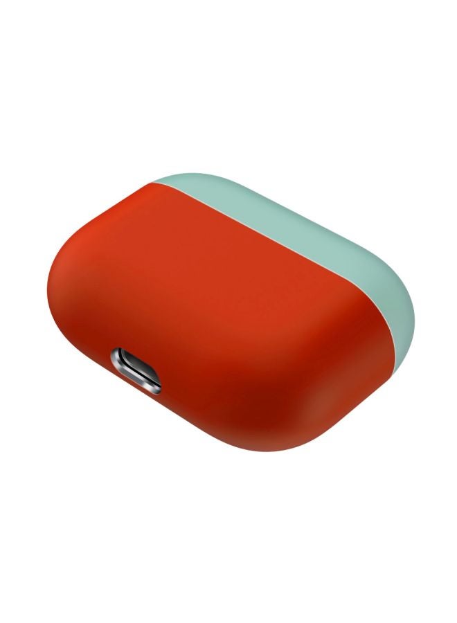Ozone Duo Series Silicone Case Cover For Apple AirPods Pro/AirPods 3 Red/Green - Image 1
