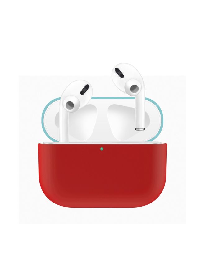 Ozone Duo Series Silicone Case Cover For Apple AirPods Pro/AirPods 3 Red/Green - Image 3