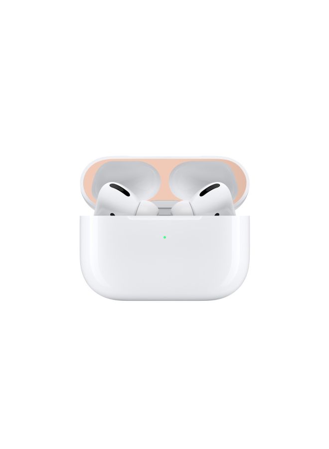 Ozone - 2- Piece Dust Gurad Sticker Apple AirPods Pro Rose Gold - Image 1