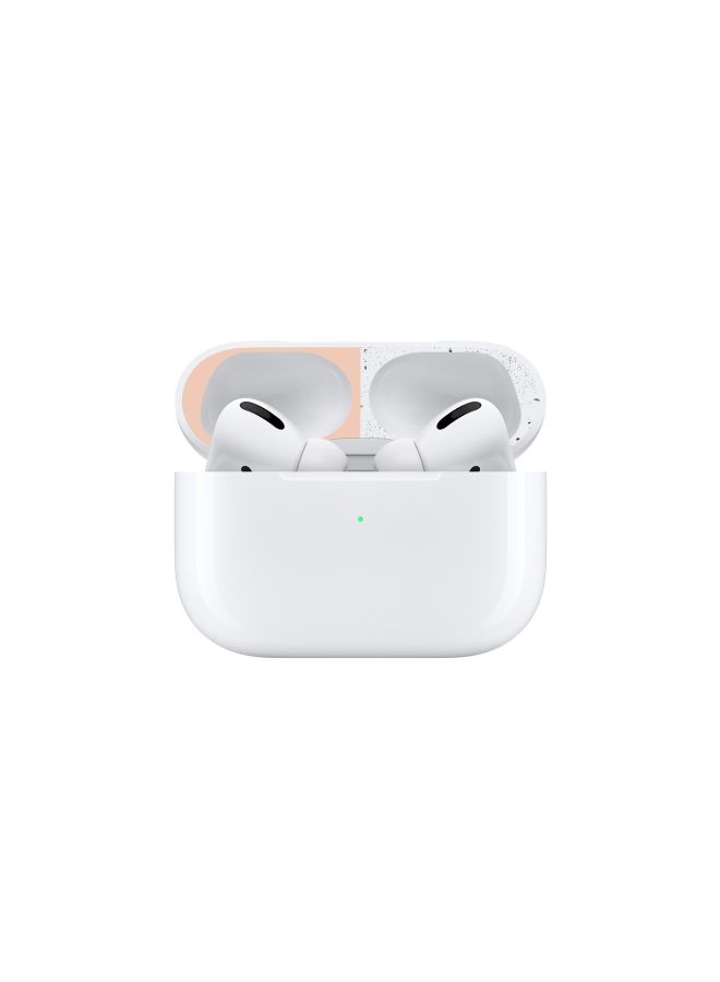 Ozone - 2- Piece Dust Gurad Sticker Apple AirPods Pro Rose Gold - Image 1