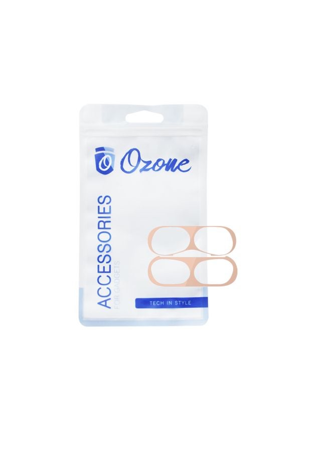 Ozone - 2- Piece Dust Gurad Sticker Apple AirPods Pro Rose Gold - Image 1