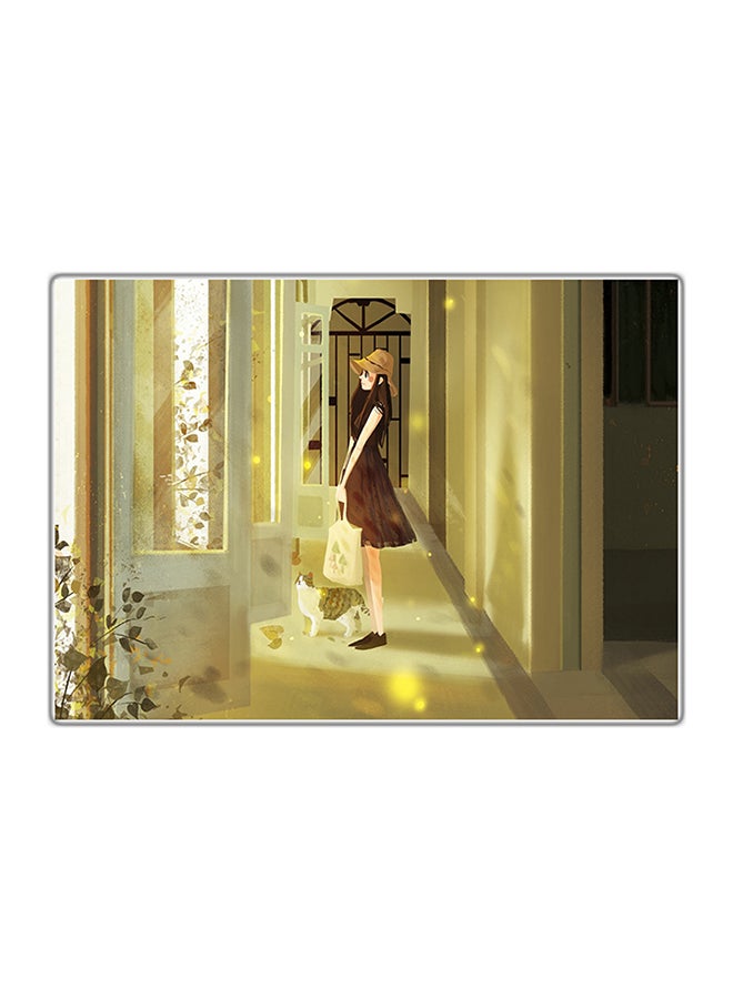 لوحة فنية مطبوعة للزينة متعدد الألوان 21x14.8سم