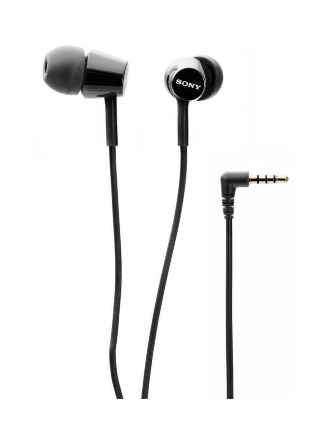 Sony - MDR-EX155AP Wired In-Ear Headphones With Mic Black - Image 1