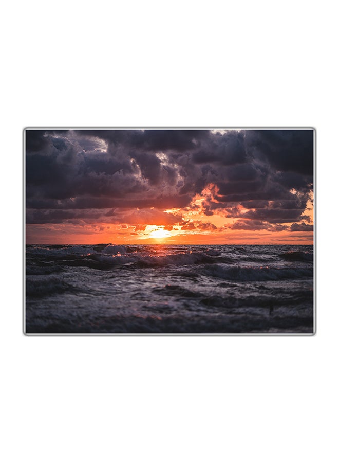 لوحة فنية مطبوعة للزينة متعدد الألوان 21x14.8سم