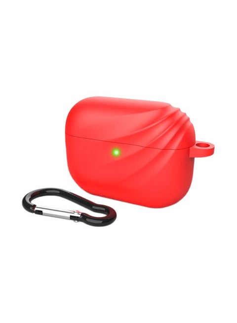 Protective Case With Keychain Hook For Apple AirPods Pro Red