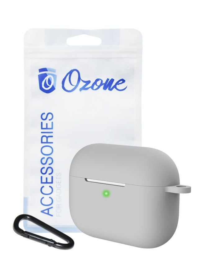 أوزون غطاء واقٍ لسماعة أبل آير بودز برو رمادي - Image 2