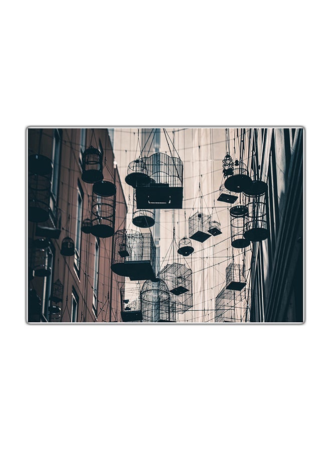 لوحة فنية مطبوعة للزينة متعدد الألوان