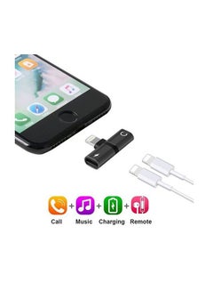 Generic Lightning Splitter Adapter For Apple iPhone Black  - Image 2