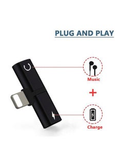 Generic Lightning Splitter Adapter For Apple iPhone Black  - Image 5
