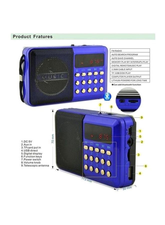 Joc - Digital FM Radio AC384-Blue/JOC Blue/White - Image 1