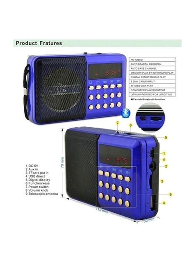 Joc - Digital FM Radio AC384-Blue/JOCnew Blue/White - Image 1