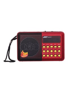 ماركة غير محددة مشغل موسيقى رقمي مزود براديو FM AC384-Red/JOCnew أحمر/ذهبي  - Image 3