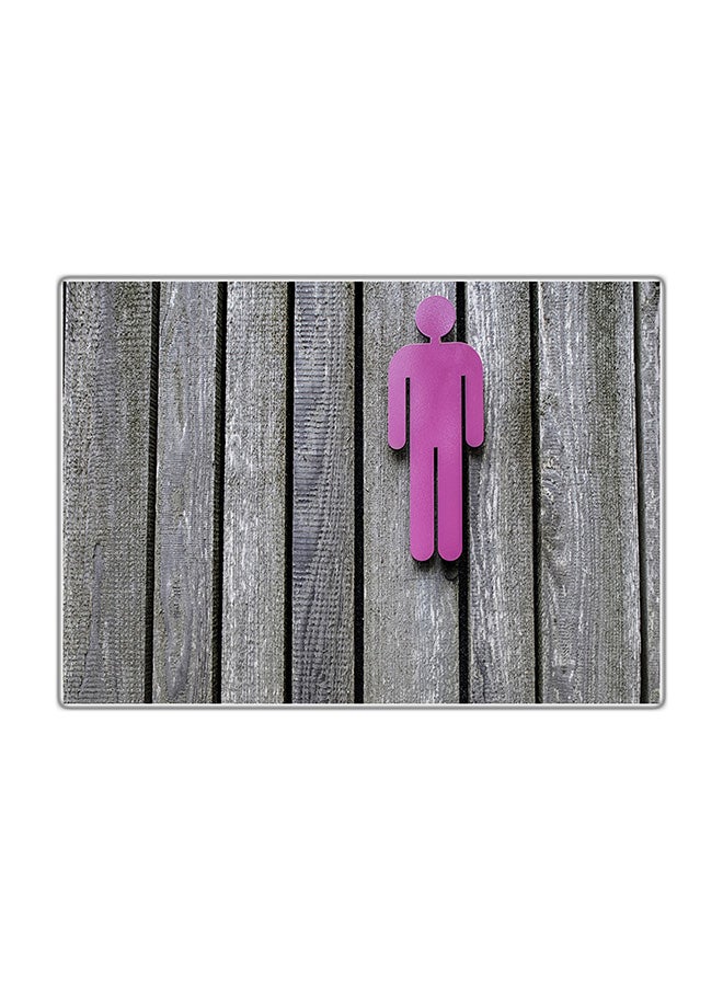 لوحة فنية مطبوعة للزينة متعدد الألوان 21x14.8سم