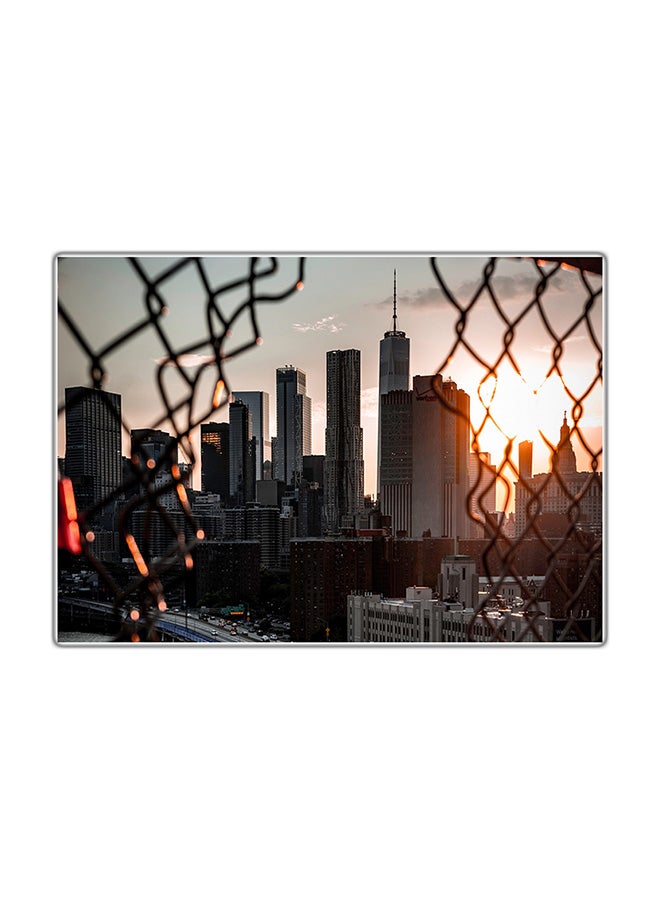 لوحة فنية مطبوعة للزينة متعدد الألوان 29.7x21سم