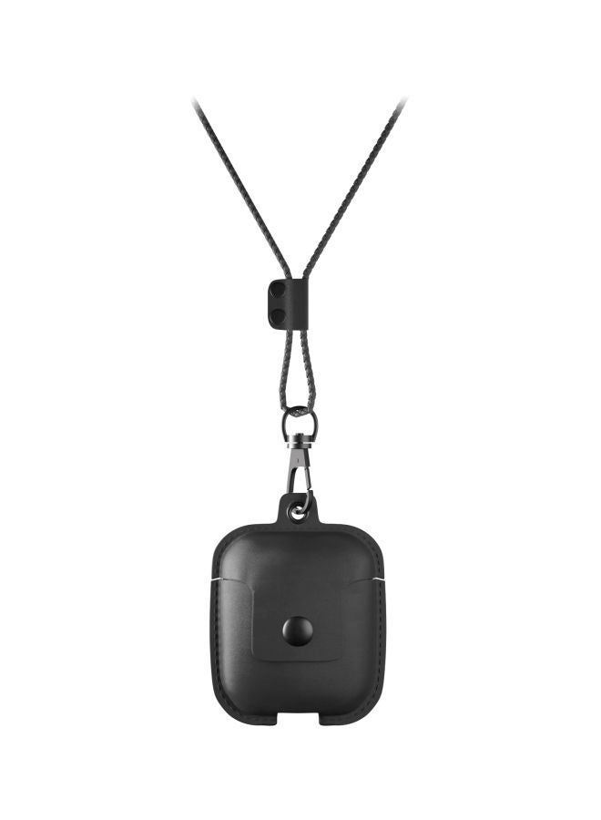 WOODCESSORIES - Protective Necklace Case Cover For Apple AirPods Black - Image 1