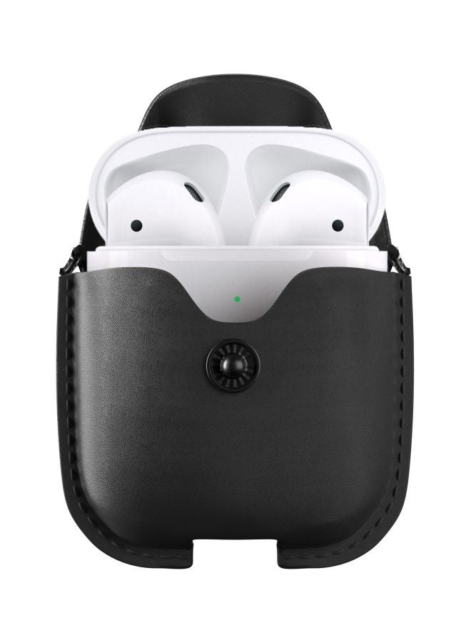 WOODCESSORIES - Protective Necklace Case Cover For Apple AirPods Black - Image 1