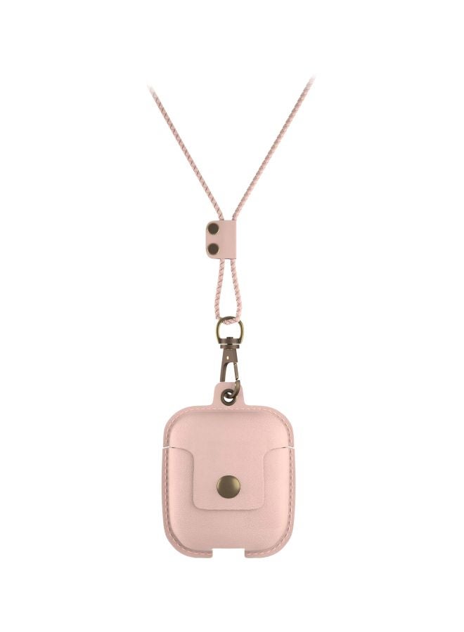 WOODCESSORIES - Protective Necklace Case Cover For Apple AirPods Rose Nude - Image 1