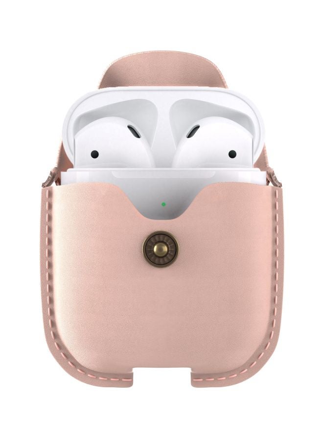 WOODCESSORIES - Protective Necklace Case Cover For Apple AirPods Rose Nude - Image 1
