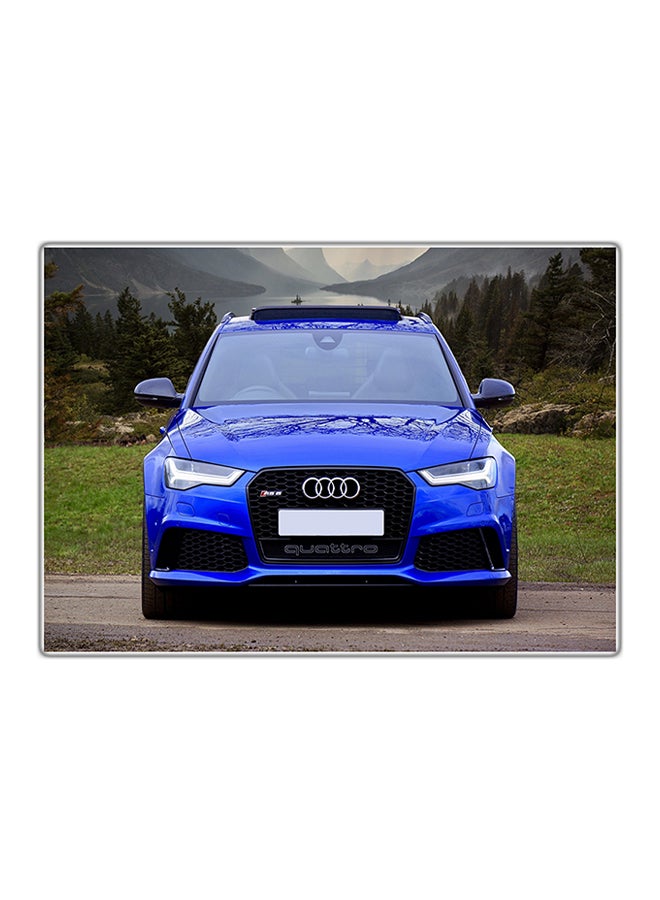 Decorative Printed Tableau Painting Multicolour 29.7x21cm