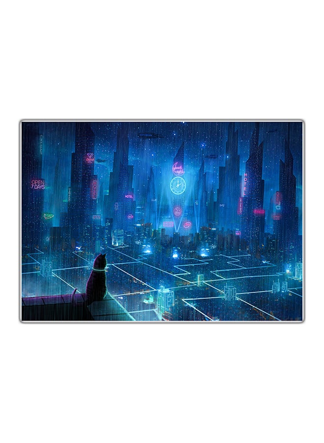 Decorative Printed Tableau Painting Multicolor 29.7x21cm