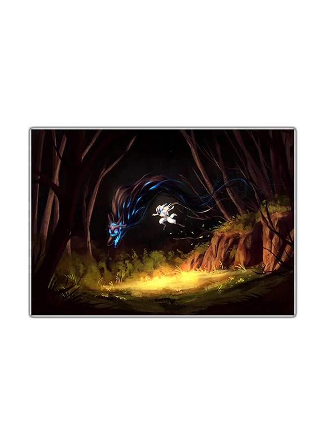 لوحة فنية مطبوعة للزينة متعدد الألوان 29.7x21سم