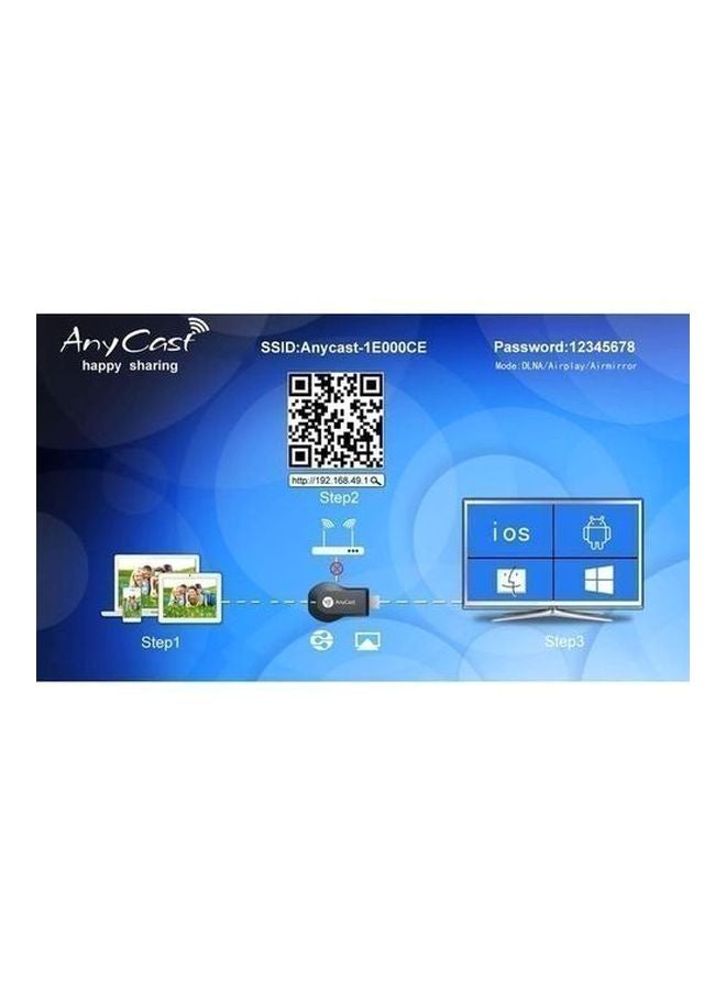 AnyCast WiFi Chromecast Black  - Image 4