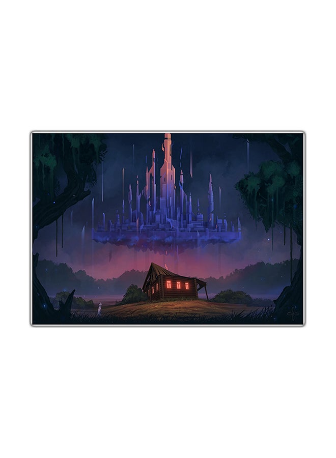 Fast Print Decorative Printed Tableau Painting Multicolour 21x14.8cm