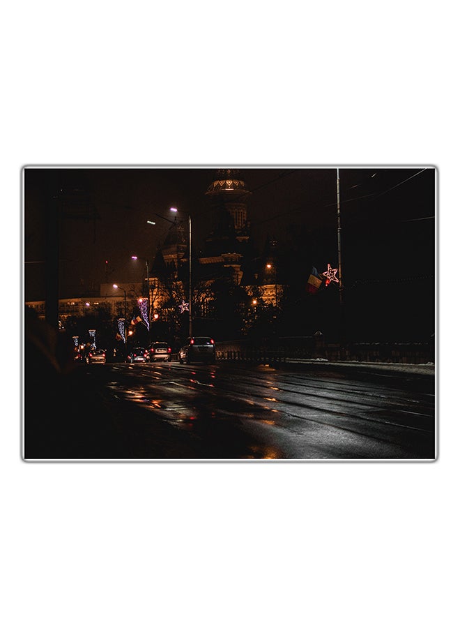 لوحة فنية مطبوعة للزينة متعدد الألوان 29.7x21سم