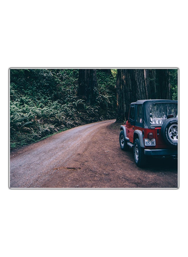 لوحة فنية مطبوعة للزينة متعدد الألوان 29.7x21سم