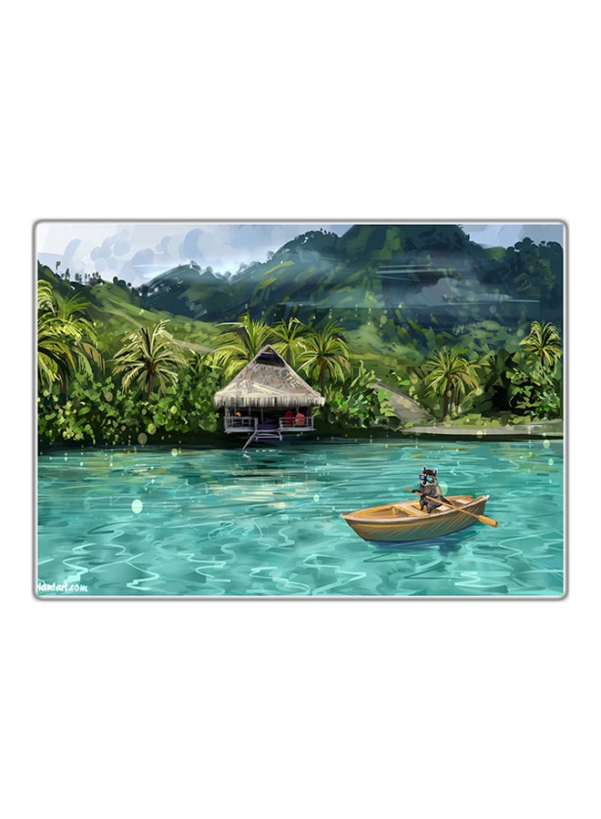 فاست برينت لوحة فنية مطبوعة للزينة متعدد الألوان 21x14.8سم