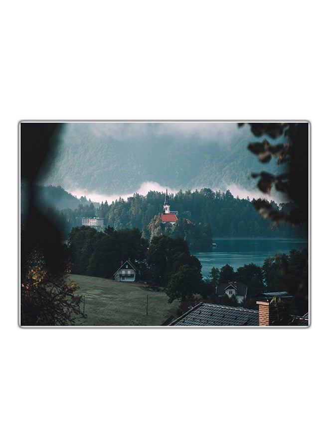 Fast Print Decorative Printed Tableau Painting Multicolour 21x14.8cm