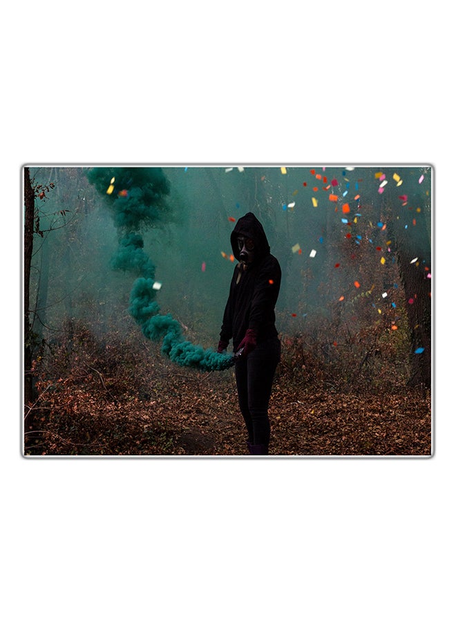Decorative Printed Tableau Multicolour 21x14.8cm