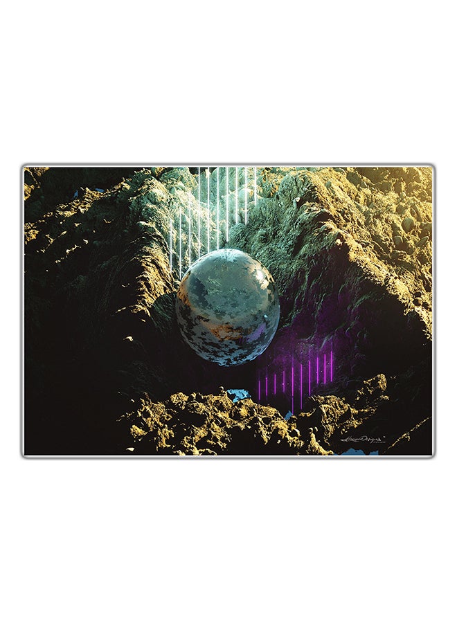 Fast Print Decorative Printed Tableau Painting Multicolour 21x14.8cm