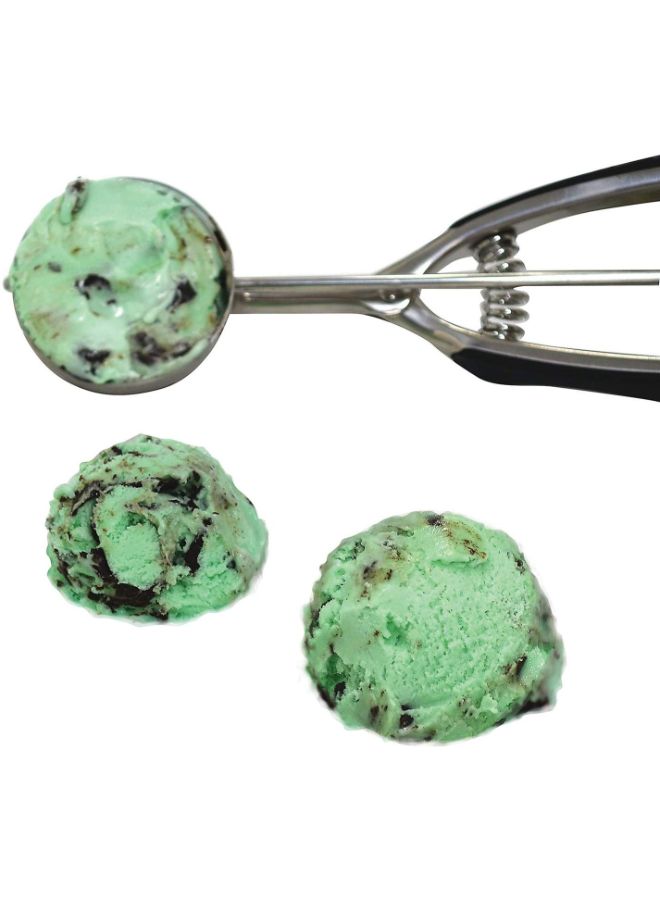 Ice-Cream Scoop With Santoprene Handle Silver